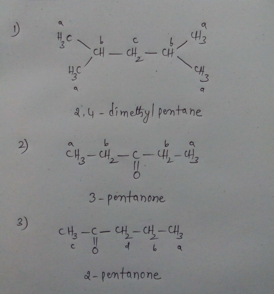 ریل ( 2,4-dimethyl pentane 3-pentanone ,C - - - - و ا - - ا ا ء (د 2-pentanone