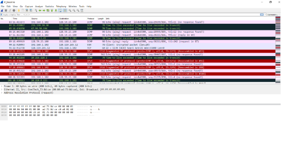 - 0 X IP_traceFile File Edit View Go Capture Analyse Statistics Telephony Wireless Tools Help Polyadplayer... Time 83 16.4132