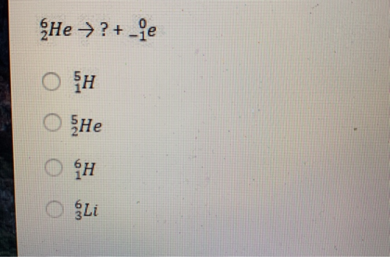 He →?+ e )