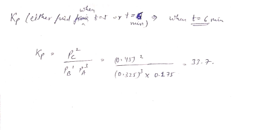 when Kp (either früd froid tat ort= » When to 6 min Kpo e PB P o 10:45) ² 10:3257 x 0.175 33.7. Å