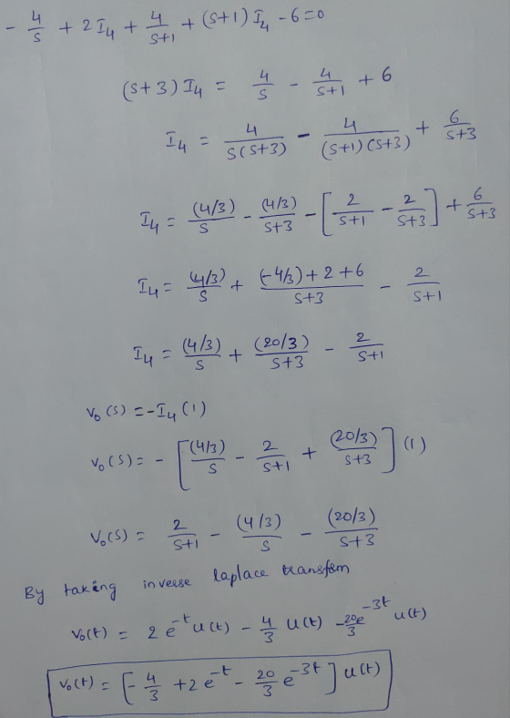 - S ) +224 + 4 + (5+1) -6=0 (5+3) I4 = 4 - 4 + 6 14 SC63 - SHC573) + 3 ] + sti 2 St3 74 = CBS 2-[5 Tu - 40 + 4674246 Iu = (4/