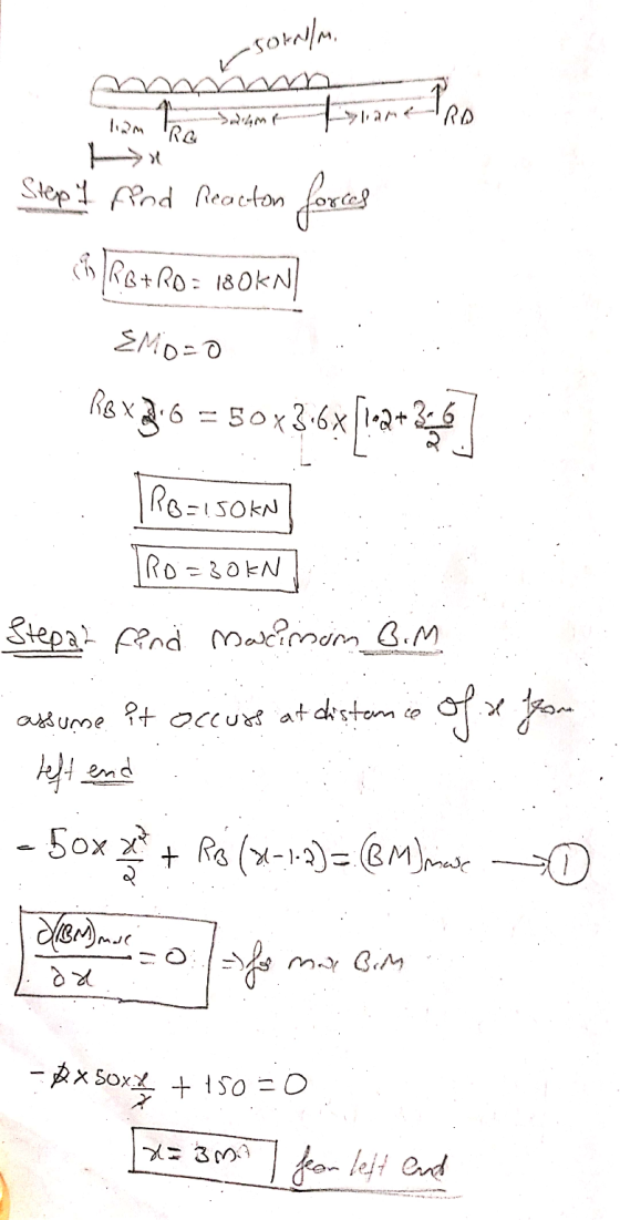 r solam, Step 7 Prod Peacton forces (* [R9+ Ro = 180kN] EMD=0 ДЕЛІ rex 376 = 50x3:59 [12* 35 TRO=150kn) TRO=30kN] Stepa? fond