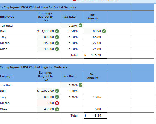 Problem 11 3A Payroll Expenses Withholdings And Taxes LO P2 P3 