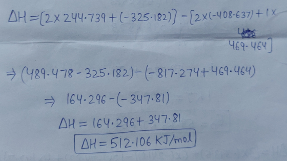 AH=[2x244.739+ (-325-182)7-2x(-408-637) +1X 46.464 = (48१.478 - 325.182)-(-817-274+ 46१.५६५) → 164.296 -(-347.81) AR=164.296+