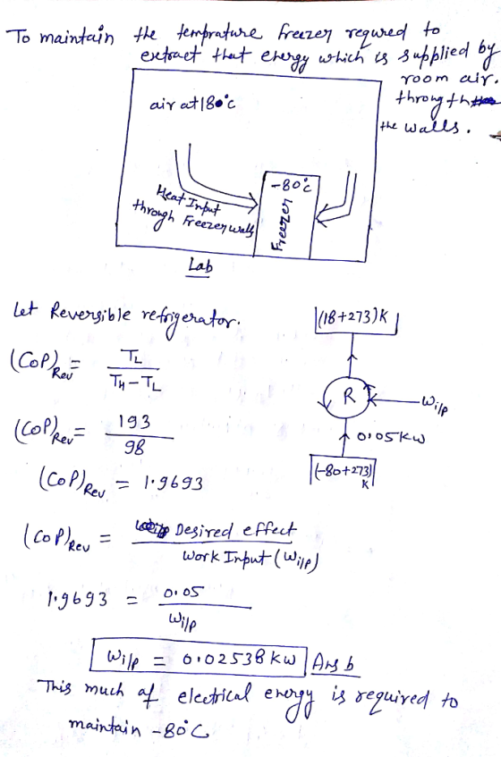 room cui te walls . _- -BO Freeveuwaly 나 Reversible refrigerator (18+273)K Re98 CoPe9693 口+273] ev much eleca e maintain -goC