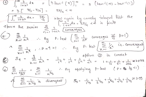 @ dlence the series nel lanz Leo S, O Pixiz dx = 3 fant ()],0 - 3 (tant (oo) -tan 4(1) =3[ 77 - 7/4] = 391/4 < si na dn = 37