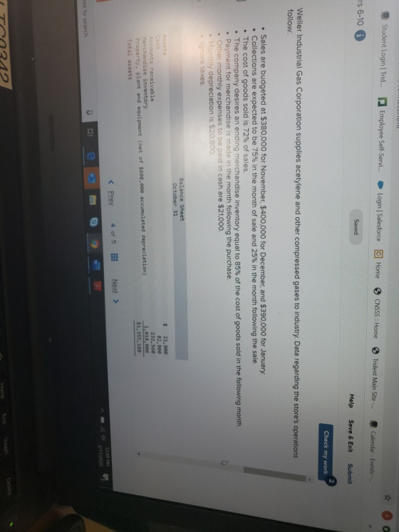 Student Login | Trid... Employee Self-Servi... Login | Salesforce Home CNSSS : Home Trident Main Site... Calendar - Events -