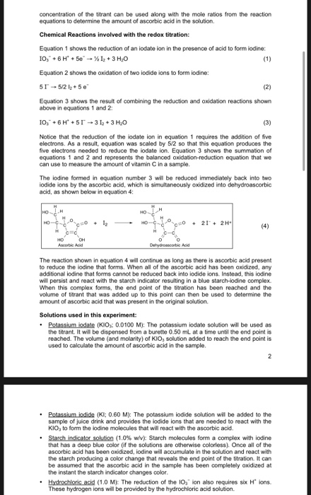 concentration of the titrant can be used along with the mole ratios from the reaction equations to determine the amount of as
