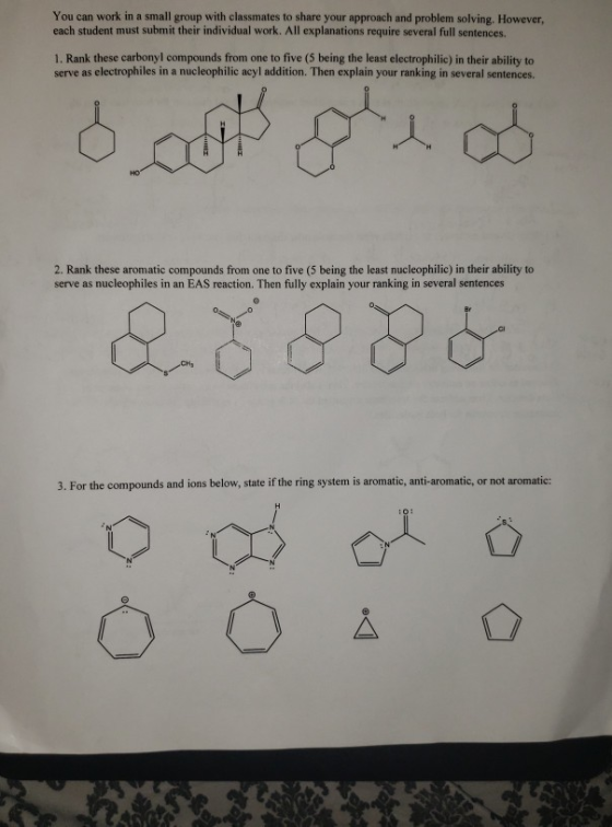 You can work in a small group with classmates to share your approach and problem solving. However, each student must submit t