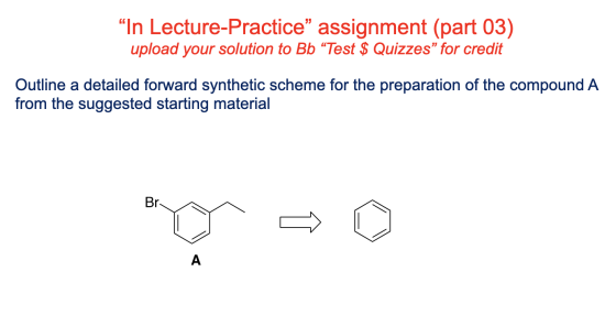 In Lecture-Practice” assignment (part 03) upload your solution to Bb “Test $ Quizzes” for credit Outline a detailed forward