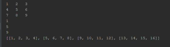 7 [[1, 2, 3, 4],[5, 6, 7, 81, [9, 10, 11, 12], [13, 14, 15, 16]]