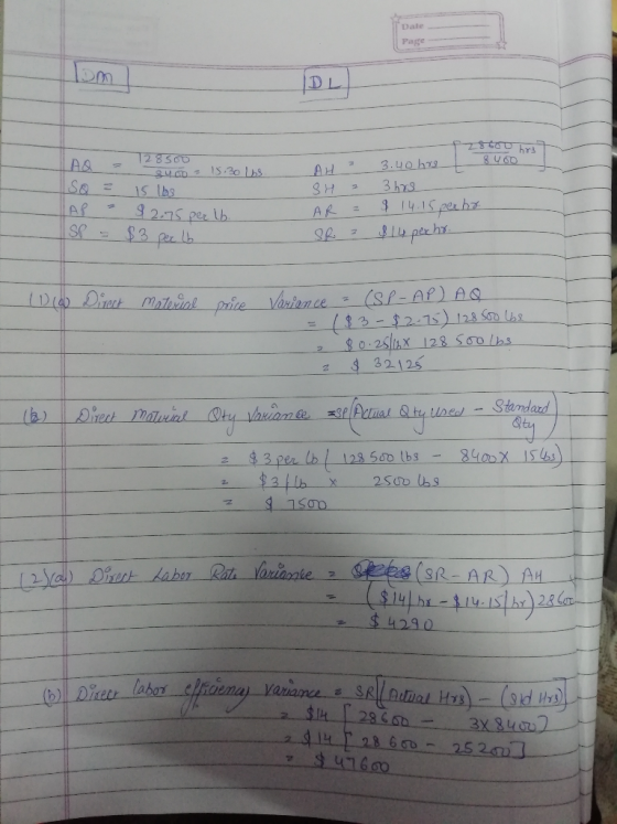 Parte Dm 128600 hrs] AQ - 728500 suoo 2 15.30 Lbs. - ISO = AB - SP = 15 lbs 82.75 per lb. $3 Pee Lb AH SH = AR = SR 3 3.40 hr
