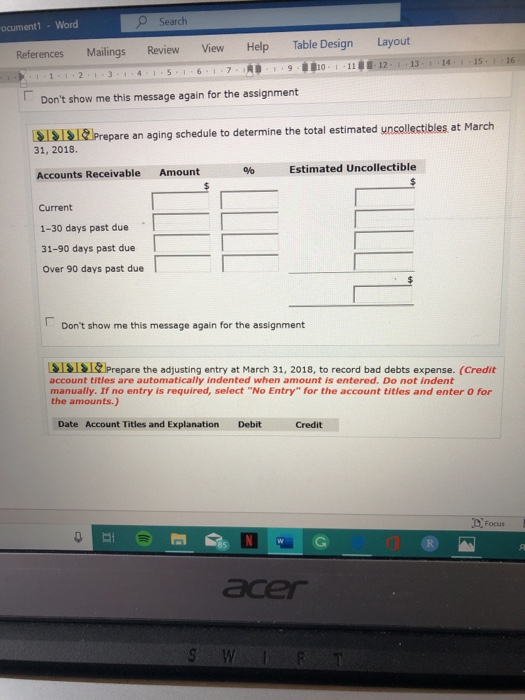 ocument1 - Word Search Help References Mailings Review 1.1.2.1.3.1.4.1.5 View 1.7 Table Design 1.9. 10 11 Layout 12 13 14 16