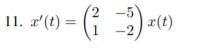 11. r(t) = (1 -3)<< (t)