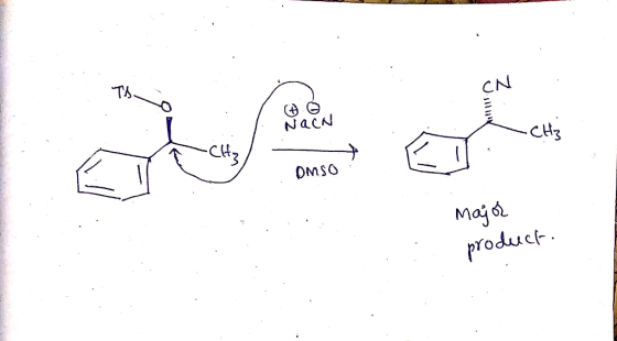 TA CN NacA -CH3 CH3 OMSO Maj produsct