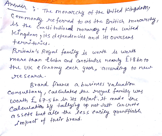 The om m Britains Royal femily ls worth is werth more thon 6obn and Contibut ne £18 bn to e search-. hahle a busness valuscton Consut+enuj , <c 30거 maol £ up not Just Coh Urete thi ess easily quantifiabl by a set but