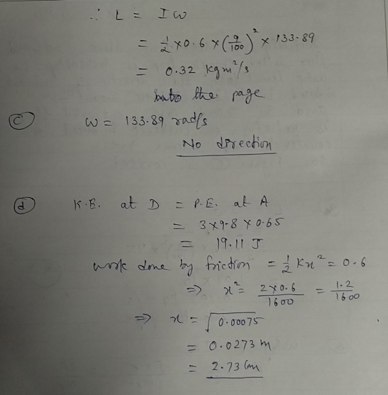二 0.32 leg)m 2/s No drrection 19. I IT とn I- 2 つ7l 0.000 7S = 0.0273 m 2.73 (m