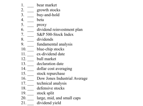 bear market growth stocks buy-and-hold beta proxy dividend reinvestment plan S&P 500-Stock Index dividends fundamental analys