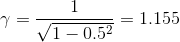 v=vi-053 = 1.155
