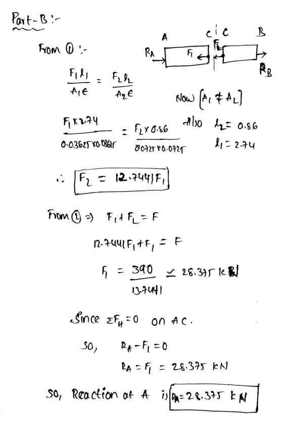 Part-B: cic B А from 0 RA RR Fill AIE Fil AgE Now [AR #AL] Fix2.74 مراد : F2X0.86 d = 0.86 d=2.74 0.03625 KO. 03618 8:0725*0.