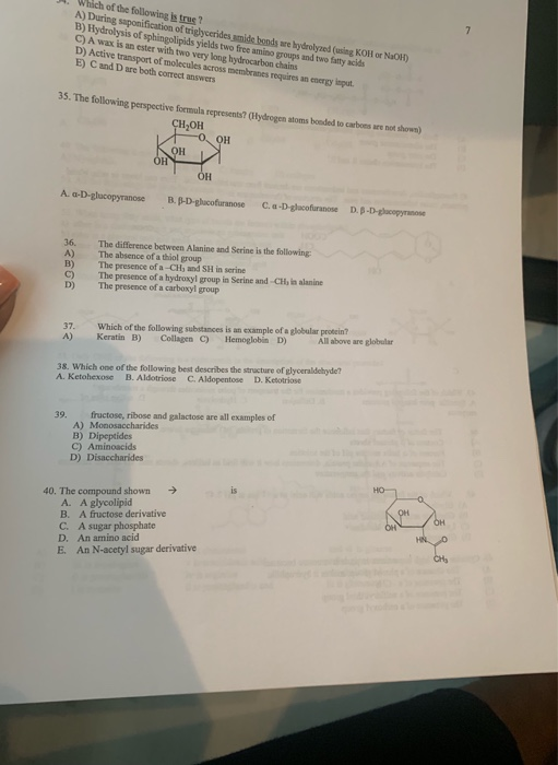 Which of the following is trus? A) During saponification of triglycerides smide bends me lydrolyzed using Koll or Not B) Hydr