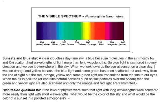 THE VISIBLE SPECTRUM • Wavelength in Nanometers 400 450 500 550 600 650 (ultra) Violet Blue Cyan Green Yellow Orange Red 700