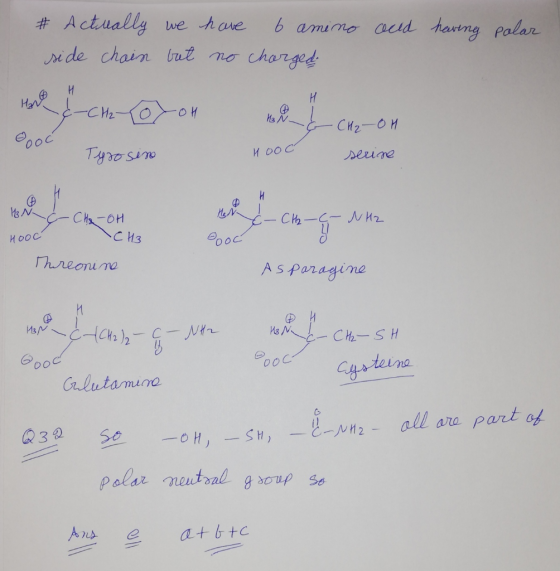 acid Actually we have 6 amino side chain but no charged having polar H Horo Hor &-CH2- roxoH Cooc Tyrosine HGN & CH2-OH Hoo C