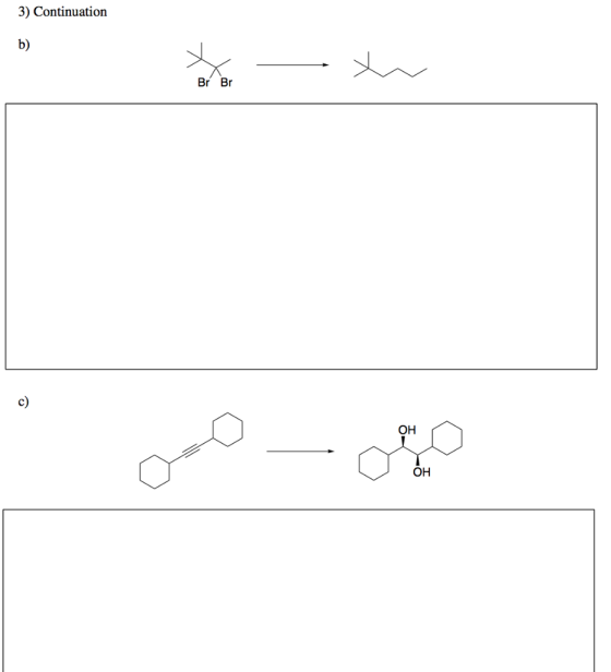 3) Continuation h) Br Br c) он он