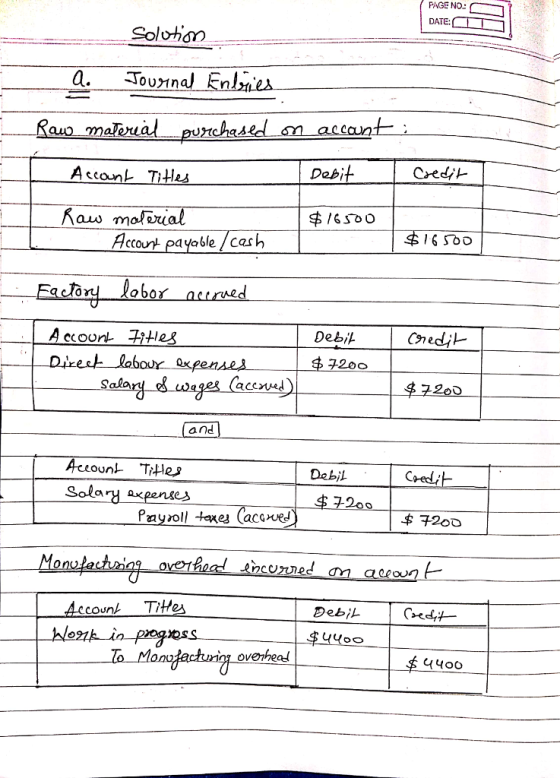 PAGE NO.: DATE: Solohon AsconL _TiHes Debi ccoun. payable cash abo Debil eCOu 720o Sala and Debil Cred Solary axpenseX Payxoll Hexe (acoe ovet ate ovenheas On