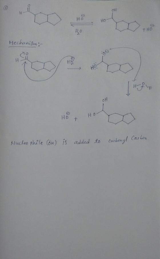 oH 生。 Mechanism;一 1H 0 ot e H Ho+ ナ Cal bun