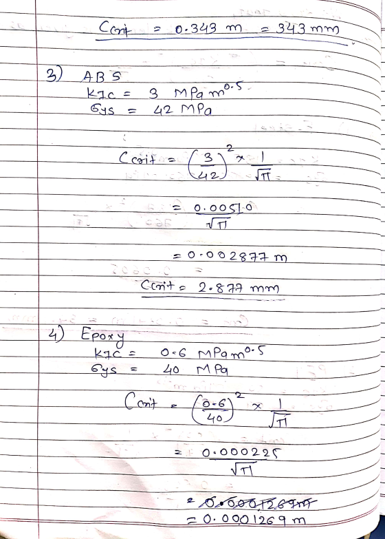 Cont 0.343 m = 343 mm 2 ABS Đc : Gys 3 MPamo.5 42 MPa 2 Ccoitoa (3. 0.00510 vo 20 2877 m Ganita 2.8 77 mm 4) Epoxy kac bys =
