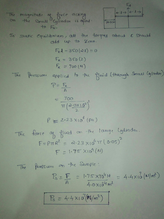 印 The magnitudo a te achn Tn Static equilbrium, all the Horqus about Shocud Cldd up to a 反λ-3S0 (21)-。 Fx-350 (2) 700 (n) omcul C의 Indo! 2. 2. P2.23 X IO (Pa) The forte a fud on the tauge Lyliodo 2 The Pus se on e Sarople