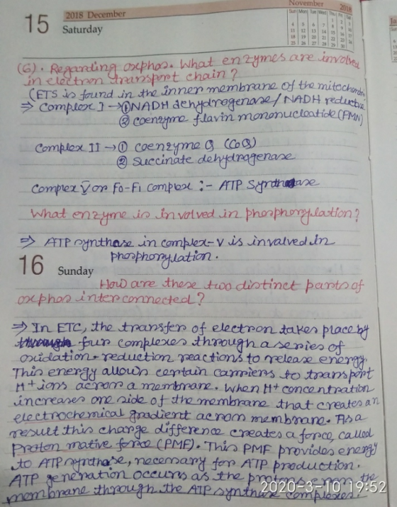 November Sun Mon 2018 December Saturday 11 18 25 12 19 26 20 27 28 e mitochondril (6). Regarding oxphas. What enzymes are inv
