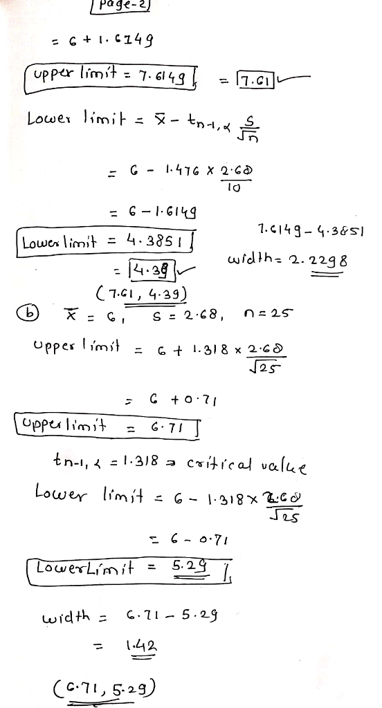 Page-2 Upper limit - 7-61497 CI ς _ I.GI g Lower limit 4.38S wfdth- 2. 22g8 14-29 7.C1, 4.39 C. +0.71 widthニ G- 1-5.2g с-ті,