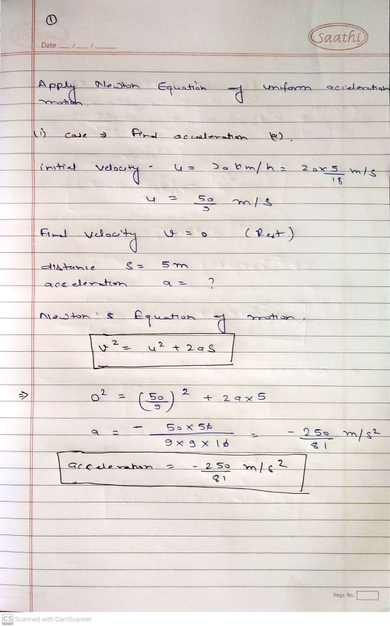 ch Gaathi Date alewoon Equation uniform acceleration J 10 Cale aoceleration 12. initial ve uz 2 ox5 mls sobm/ha velocity 18 4