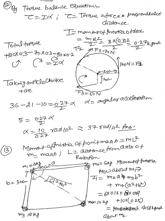 720X03-70X03-50*0-2 D By Torque balance equations Z=12 ; Zz Torque forcex perpendiculco diptenee. In moment of Inertia of dis
