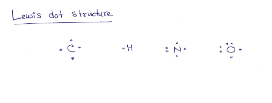 Lewis dot structure