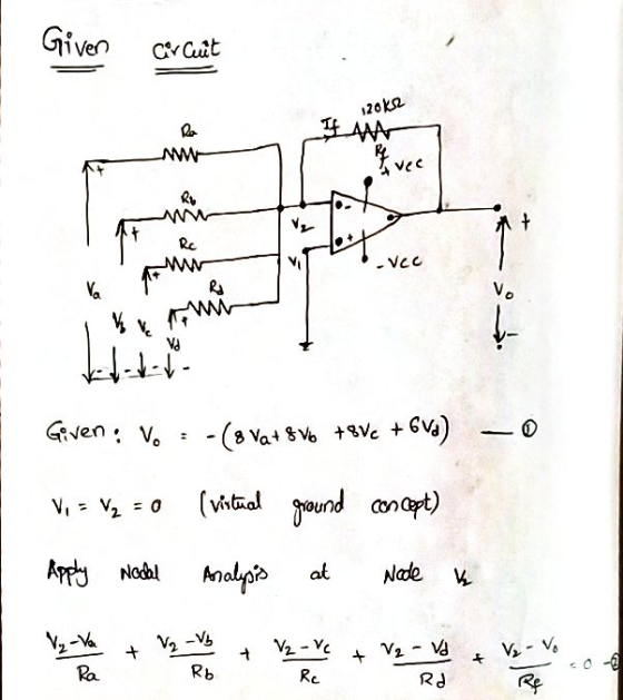 Given CVc.uit 20k2 똥vce Vd Apt Nobl Analys, at Ndew ½-k t V2-Vb t ½.vcキVz-VJ t%- Vo Rb Re Rd Re