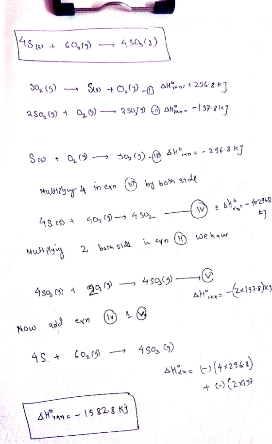 4560) + 60,(9) ---4.50,(3) 30.(5) — Swe+ 0,19) - 250,(9) + O2(3) —; 350,(9) H&an: 1296-8 kJ August -197.817 Scs) + Q (9) — 39