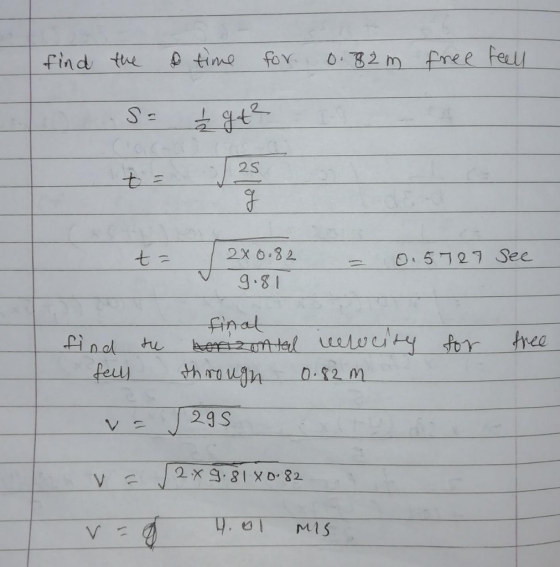 find thetine fo 32 m free fel 2S 七 -g.gl fipal .Pi ree feal thn w n.tim