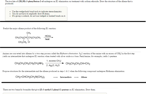 The tosylate of (2R, 3R)-3-phenylbutan-2-ol underg