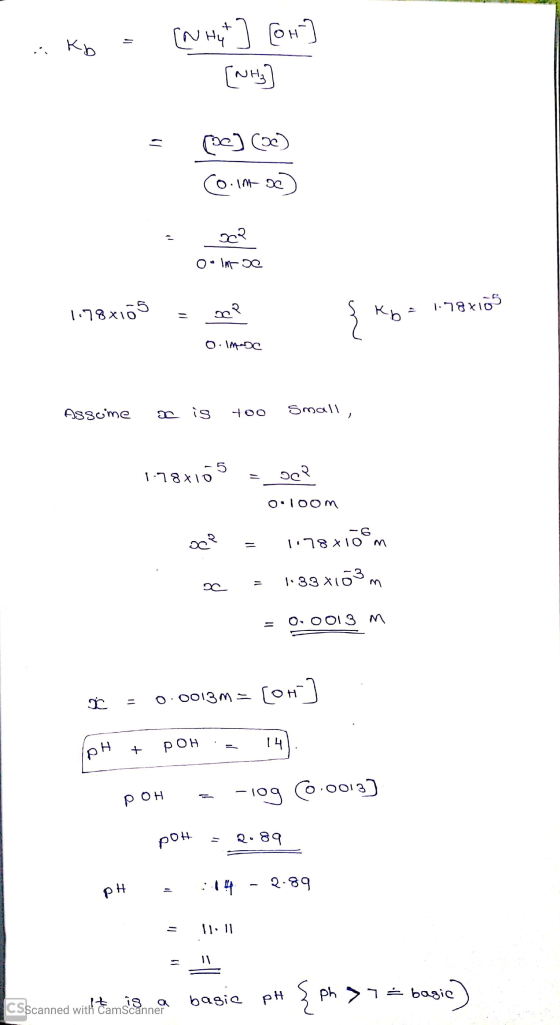 Kb = [Nyt] [or] = Poe] (30) co.im so ACP Oolme 1.78x105 = Ş Kha 1.78x10 o. lmesc Asseme ris 700 Small, 1.78*10 DOP O:100m oce