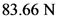 83.66 N
