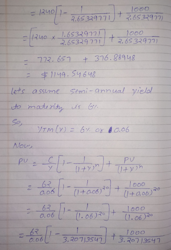 - 40 ਕ ily 320 ) 26S224 | 0X- 632922) ੨.6532972) 1200 ੨, 852242॥ - ੨. 651 + 36 . 88੧੫8 2 $1)੫੧, S46 48 lets assume Semi-annu