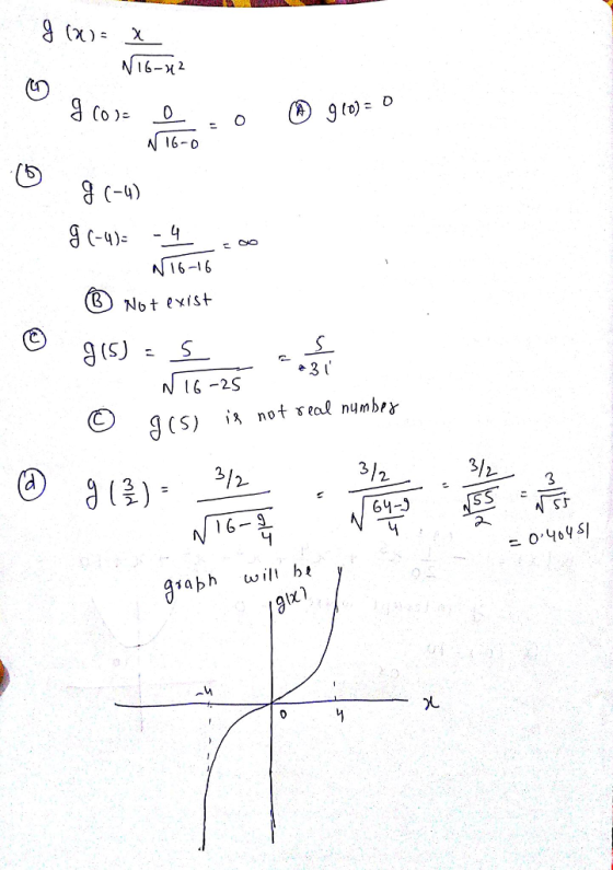 16-0 C-4) 16-16 No t exis+ 31. 16 -2S g (S) not real numbr ï) 64- 16-9 1 -0,4649 1abh will ht y