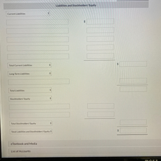 Liabilities and Stockholders Equity Current Liabilities Total Current Liabilities Long-Term Liabilities Total Liabilities St