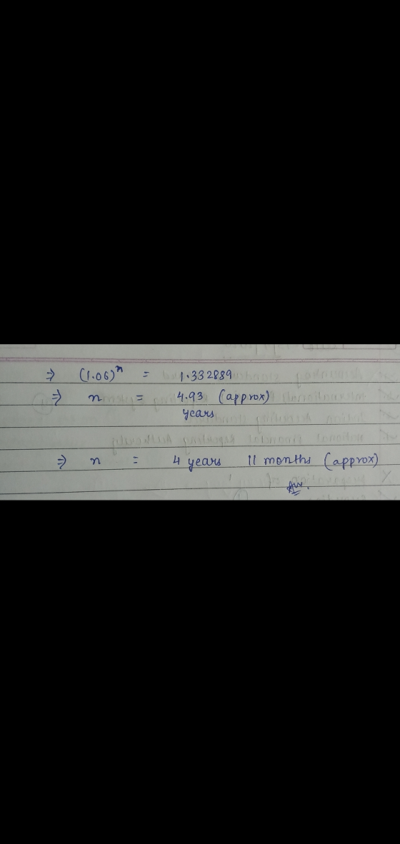 (1.06) n not 11332889 4.93 (approx) dan years 4 years Il months (approx) AN