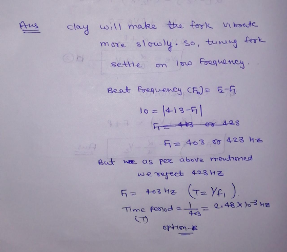 clay will make tre fertk Vi boete more souy. so, tuning fert Ans 10= 14-13-GI But as Per above mevchmed 43