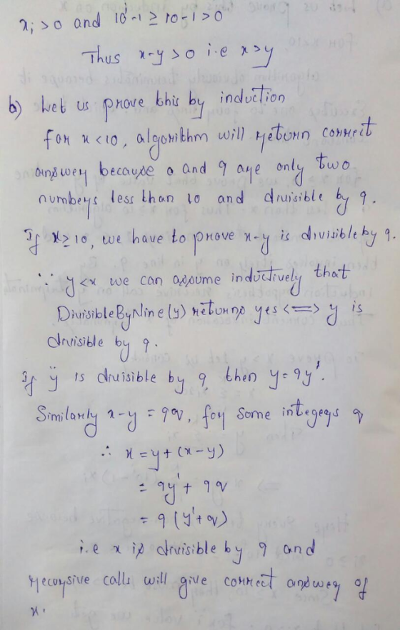 2, s o and 10 b) Wet us pHove bhit by ind ion bnwe becoude o and aye only two numbes less than o and disible b we can aeo ume