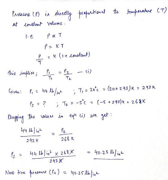 to temperature (T) Pressure (P) is directly proportional at constant volume. le P&T Рект - * (le constant) This implies; P =